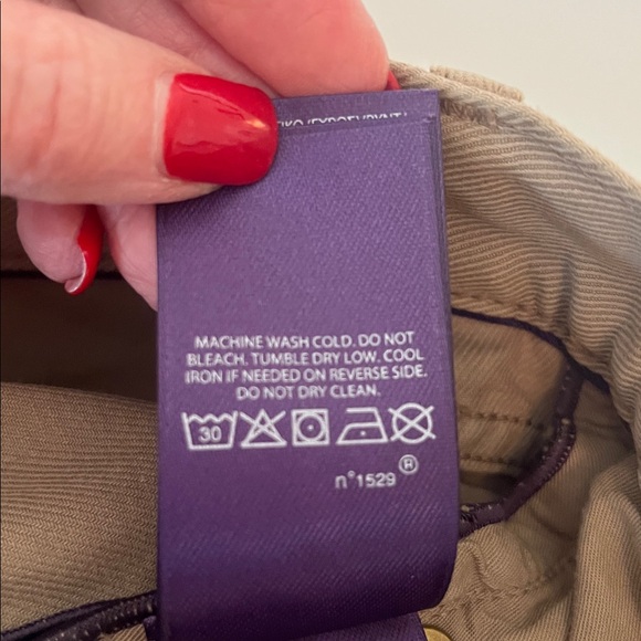 Ralph Lauren Purple Label Collection 208 Gold Metallic Boot Cut Denim Jeans - Picture 12 of 12